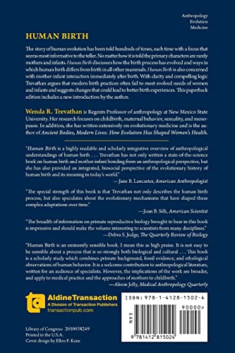 Human Birth: An Evolutionary Perspective,Used