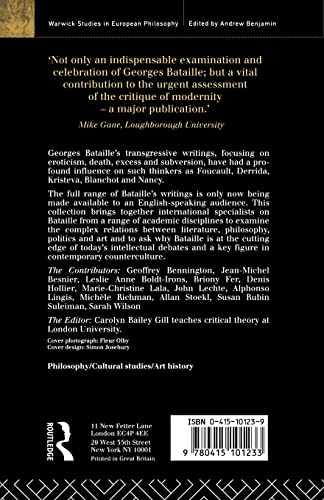 Bataille (Warwick Studies in European Philosophy),Used