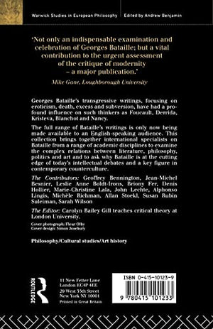 Bataille (Warwick Studies In European Philosophy),New