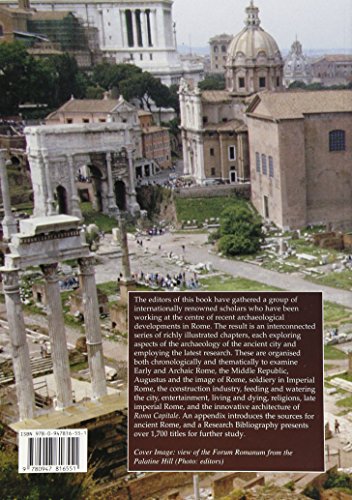 Ancient Rome: The Archaeology of the Eternal City (Oxford University School of Archaeology Monograph),Used