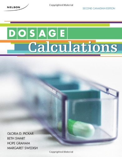 CDN ED Dosage Calculations [Paperback],Used