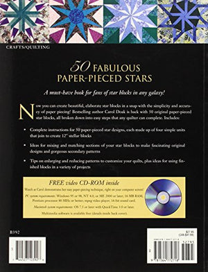 50 Fabulous PaperPieced Stars,New