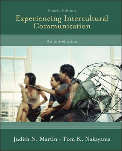 Experiencing Intercultural Communication: An Introduction,New