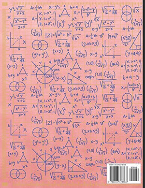 Graph Paper Composition Notebook: Math and Science Lover Marble Rose Gold Graph Paper Cover Notebook (Quad Ruled 5 squares per i,Used