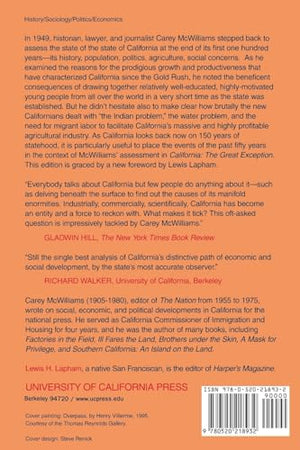 California: The Great Exception