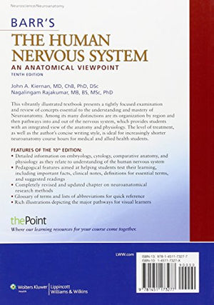 Barr's The Human Nervous System: An Anatomical Viewpoint,Used