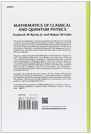 Mathematics Of Classical And Quantum Physics (Dover Books On Physics)
