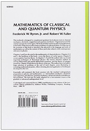 Mathematics Of Classical And Quantum Physics (Dover Books On Physics)