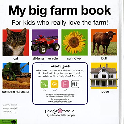 My Big Farm Book (My Big Board Books),Used