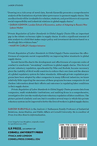 Private Regulation of Labor Standards in Global Supply Chains: Problems, Progress, and Prospects,Used
