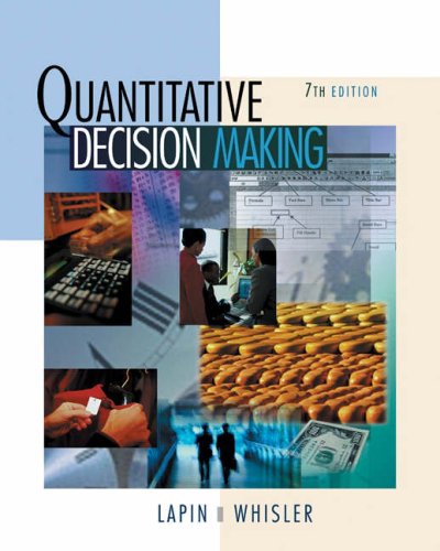 Quantitative Decision Making with Spreadsheet Applications (with CDROM),Used
