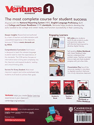 Ventures Level 1 Workbook,Used