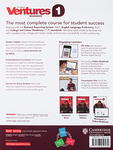 Ventures Level 1 Workbook,Used