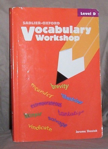 Vocabulary Workshop: Level D,Used