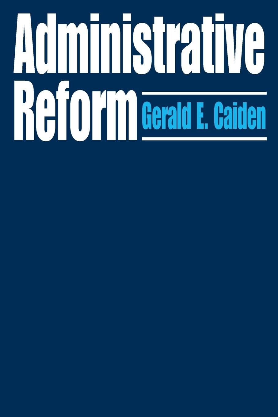 Administrative Reform,Used