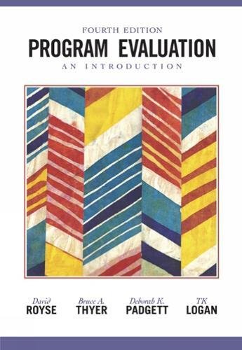 Program Evaluation: An Introduction (Research, Statistics, & Program Evaluation),Used