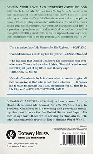 My Utmost for His Highest: Updated Language Limited Edition,Used