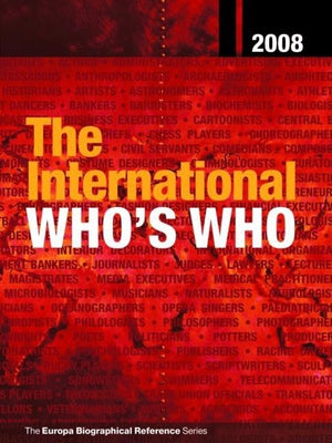 The International Who's Who 2008,Used