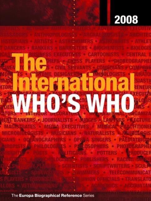 The International Who's Who 2008,Used