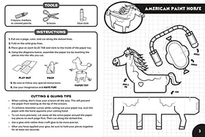 Color, Cut, Create Play Sets: Horse Ranch,Used
