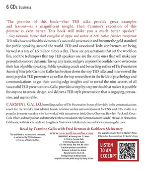 Talk Like TED: The 9 PublicSpeaking Secrets of the World's Top Minds,Used