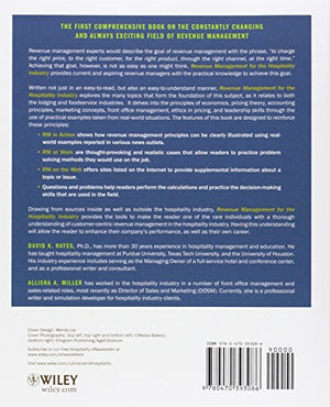 Revenue Management for the Hospitality Industry,New