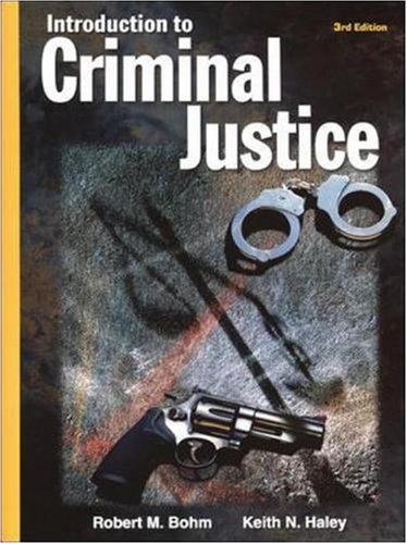 Introduction To Criminal Justice (Hardcover),Used