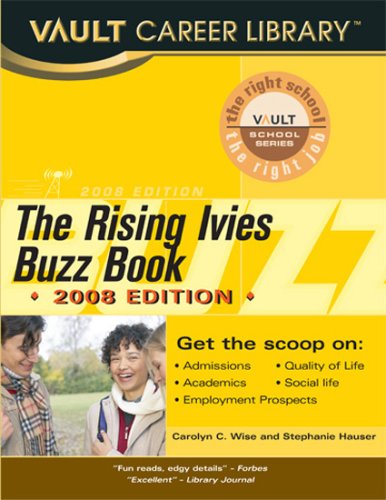 Vault Rising Ivies Buzz Book (Vault Career Library),Used
