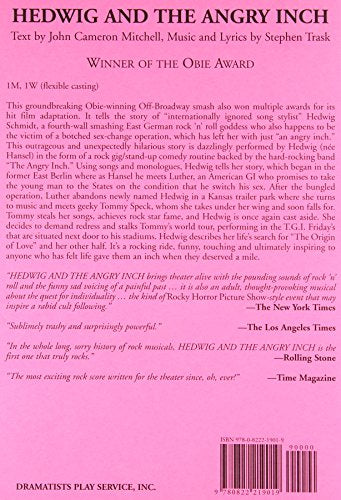 Hedwig and the Angry Inch (Acting Edition for Theater Productions),Used