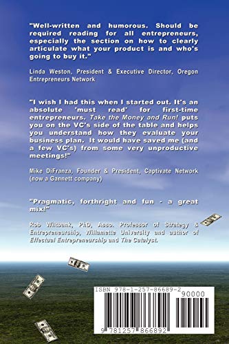 Take The Money And Run! An Insider's Guide To Venture Capital,Used