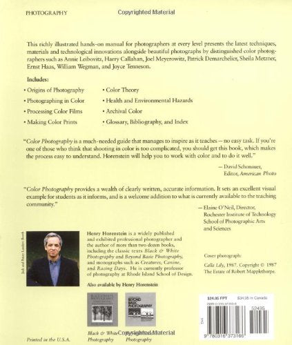 Color Photography: A Working Manual-used
