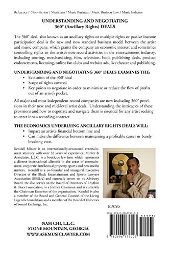 Understanding and Negotiating 360 Ancillary Rights Deals: An Artist's Guide to Negotiating 360 Record Deals,Used