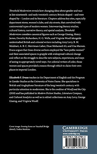 Threshold Modernism: New Public Women and the Literary Spaces of Imperial London,Used