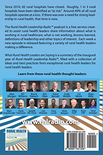 What Rural Health Leaders are Saying,Used