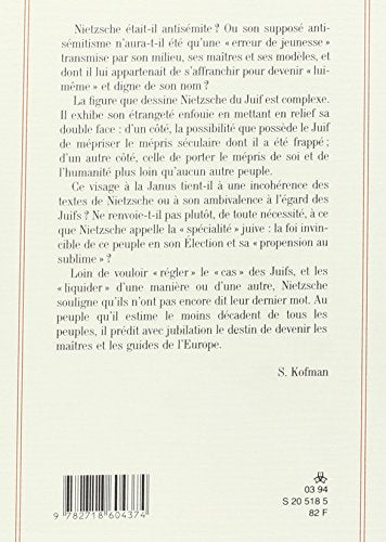 Le mpris des juifs Nietzsche, les juifs, l'antismitisme (0000),Used