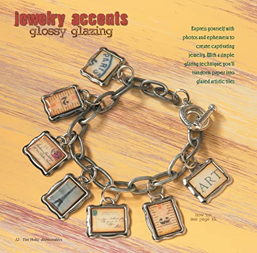 Tim Holtz Distressables: Tim Shares Fabulous Techniques for Aging, Distressing, Layering, Patinas, Collage, Soldering, Transfers,Used
