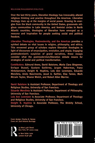 Liberation Theologies, Postmodernity and the Americas (Creating the North American Landscape (Paperback)),Used