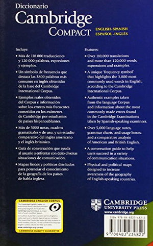 Diccionario Bilingue Cambridge Spanishenglish Paperback Compact Edition