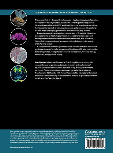 Behavioral Genetics of the Fly (Drosophila Melanogaster) (Cambridge Handbooks in Behavioral Genetics),Used