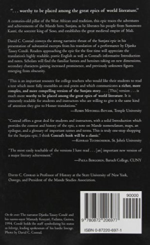 Sunjata: A West African Epic of the Mande Peoples,Used