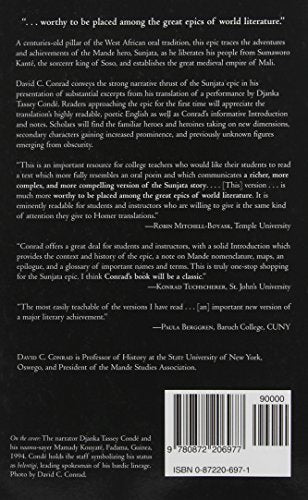 Sunjata: A West African Epic of the Mande Peoples,Used