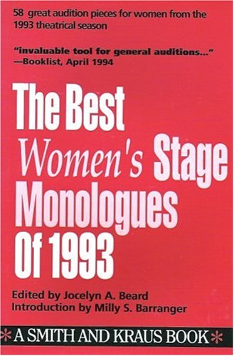 The Best Women's Stage Monologues of 1993,Used