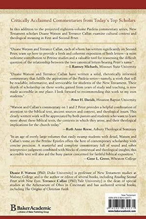 First and Second Peter: (A Cultural, Exegetical, Historical, & Theological Bible Commentary on the New Testament) (Paideia: Comm,Used