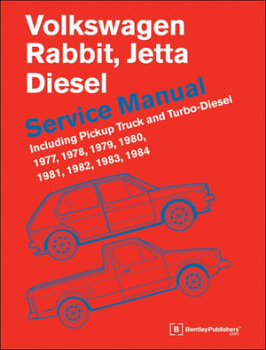 Volkswagen Rabbit, Jetta (A1 Diesel Service Manual 1977, 1978, 1979, 1980, 1981, 1982, 1984, 1984: Including Pickup Truck and Tu,Used