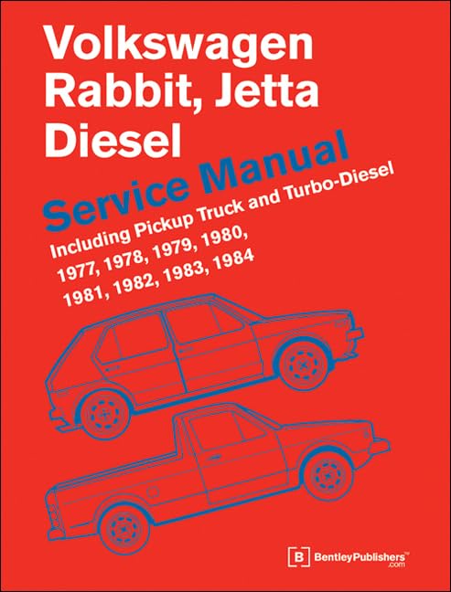 Volkswagen Rabbit, Jetta (A1 Diesel Service Manual 1977, 1978, 1979, 1980, 1981, 1982, 1984, 1984: Including Pickup Truck and Tu,Used