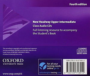 New Headway 4th Edition UpperIntermediate. CD Class,Used