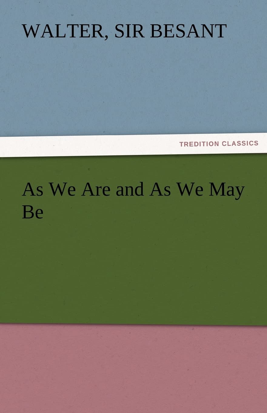 As We Are and as We May Be,Used
