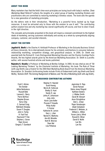 Does Marketing Need Reform?: Fresh Perspectives on the Future,Used