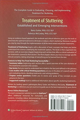 Treatment Of Stuttering: Established And Emerging Interventions,Used