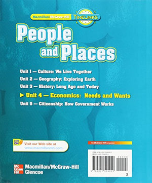People and Places, Grade 2: Unit 4 Economics (Timelinks),Used